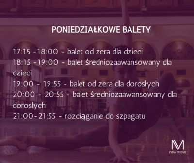 Balet dla dzieci i dorosłych